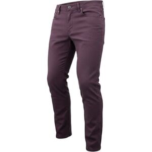 Projek Raw Classic Fit Mens 32x32 Burgundy Stretch 5-Pocket Chino Pants Casual